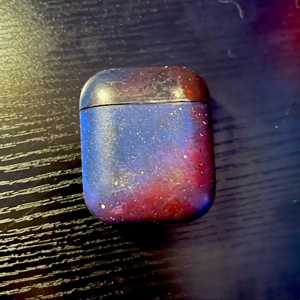 Painted galaxy AirPods case (2 piece).